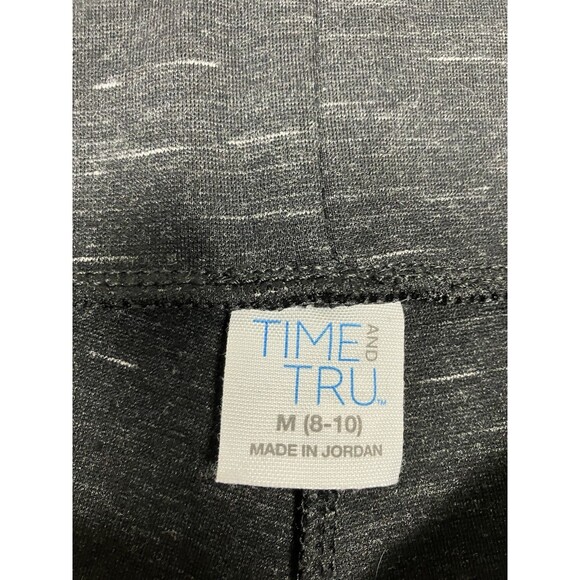 Time and Tru Ponte Jegging Size M 8 - 10)  Gray/White High Rise NWT - Picture 2 of 8